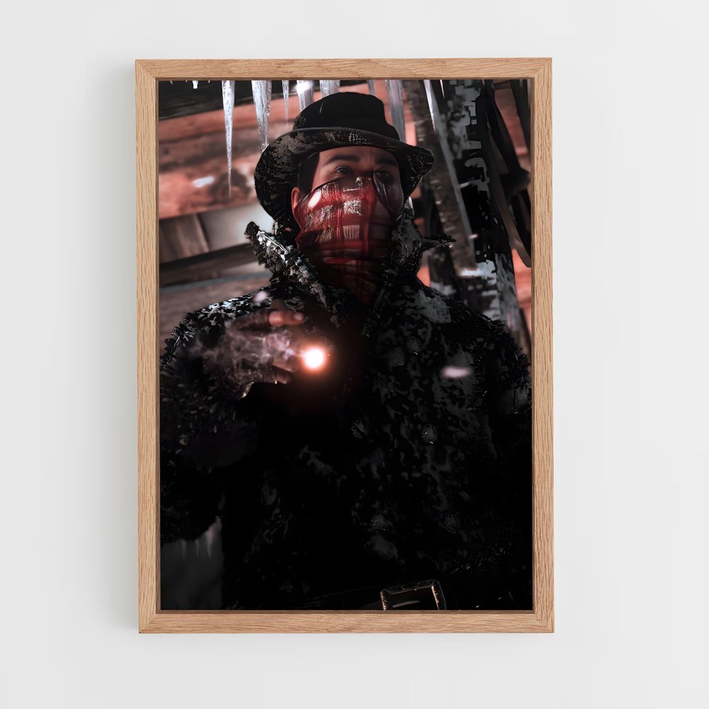 Poster Masque de l'Outlaw – affiche Red Dead Redemption (vue 4)